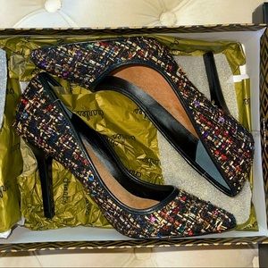 Tweed pumps by Charles David